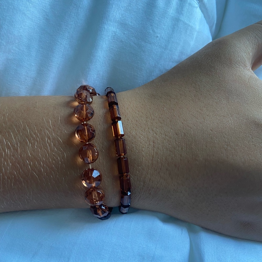 brown bracelet set